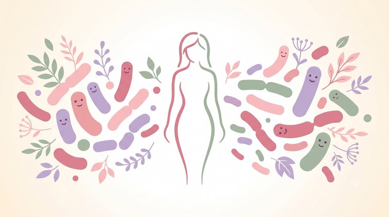 女性益生菌衛教圖解：預防泌尿道感染與細菌性陰道炎